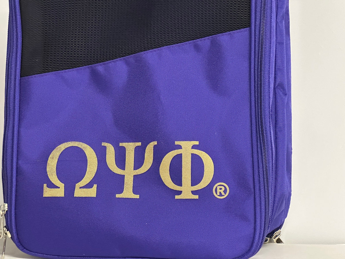 Omega Psi Phi Purple Color Shoe Bag- Keep your style on Point