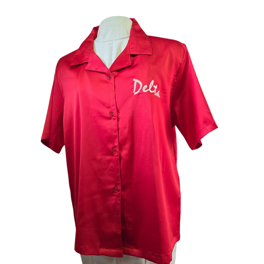 Delta Sigma Theta (DST) satin night suit for Delta soror- stay warm in Style