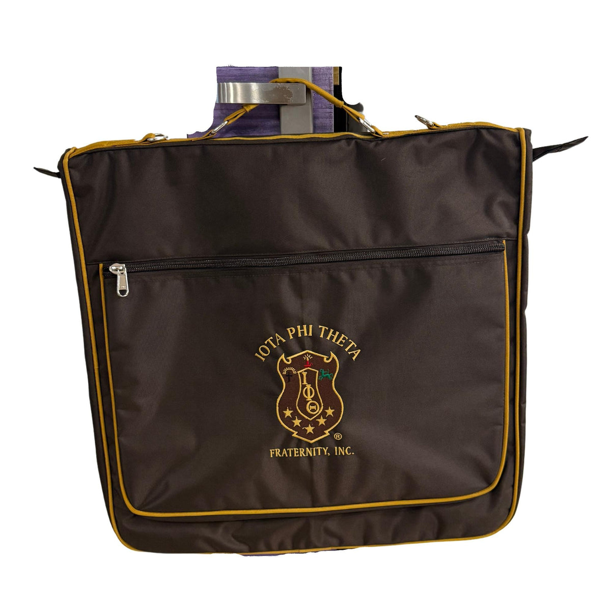 Iota Phi Theta Fraternity Polyester PVC Coated Garment Bag for travelling- suitable for all sort of clothing & accessories