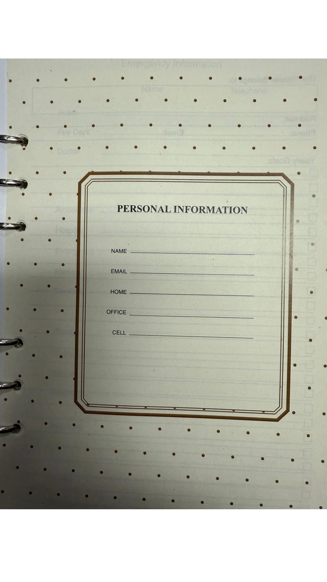 Delta Sigma Theta (ΔΣΘ) Sorority Refill for Leather Planner with calendar- organizational shield print on front Red Color 2025