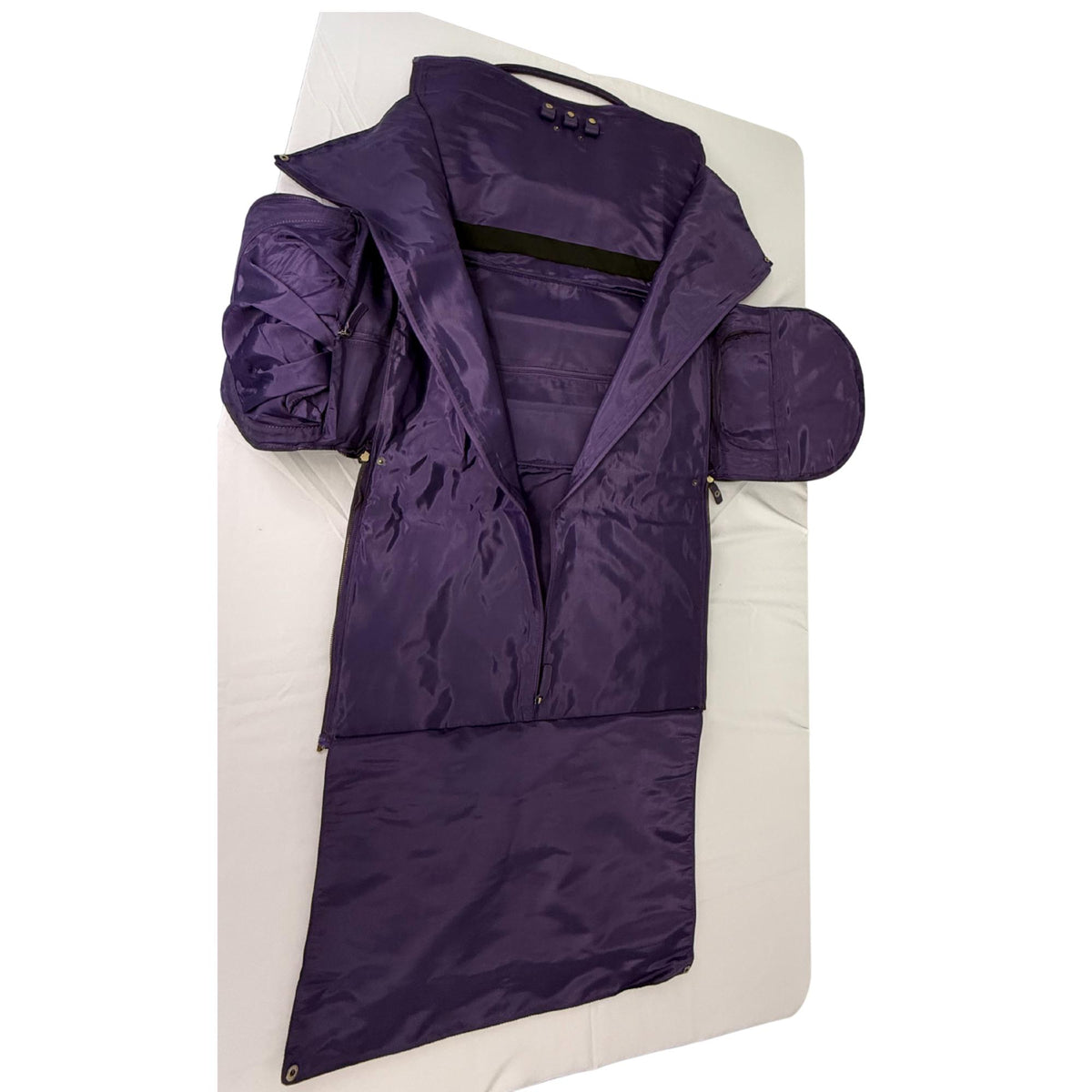 Omega Psi Phi Leather Garment Duffel Bag: Travel in Legacy