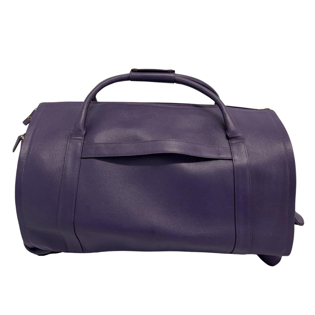 Omega Psi Phi Leather Garment Duffel Bag: Travel in Legacy