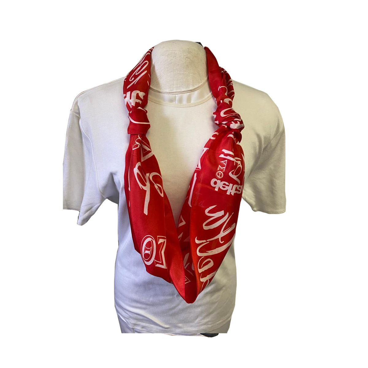 Sorority Long Silk Oblong muffler