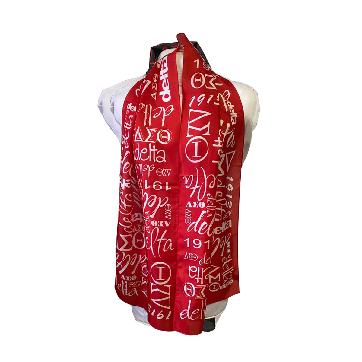 Sorority Long Silk Oblong scarf 1