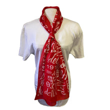 Load image into Gallery viewer, Red &amp; White Color Scarf
