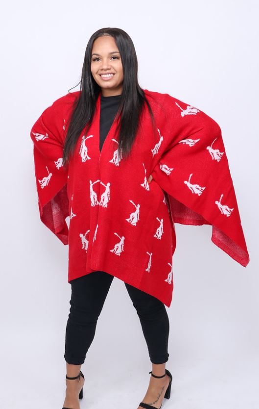 DST Red & White Cape
