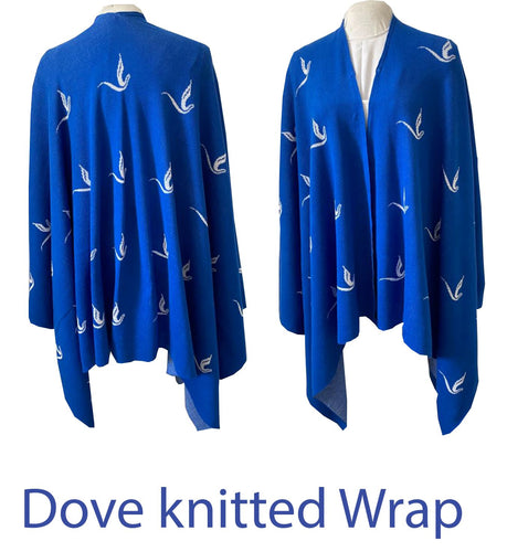 Dove Knitted Wrap