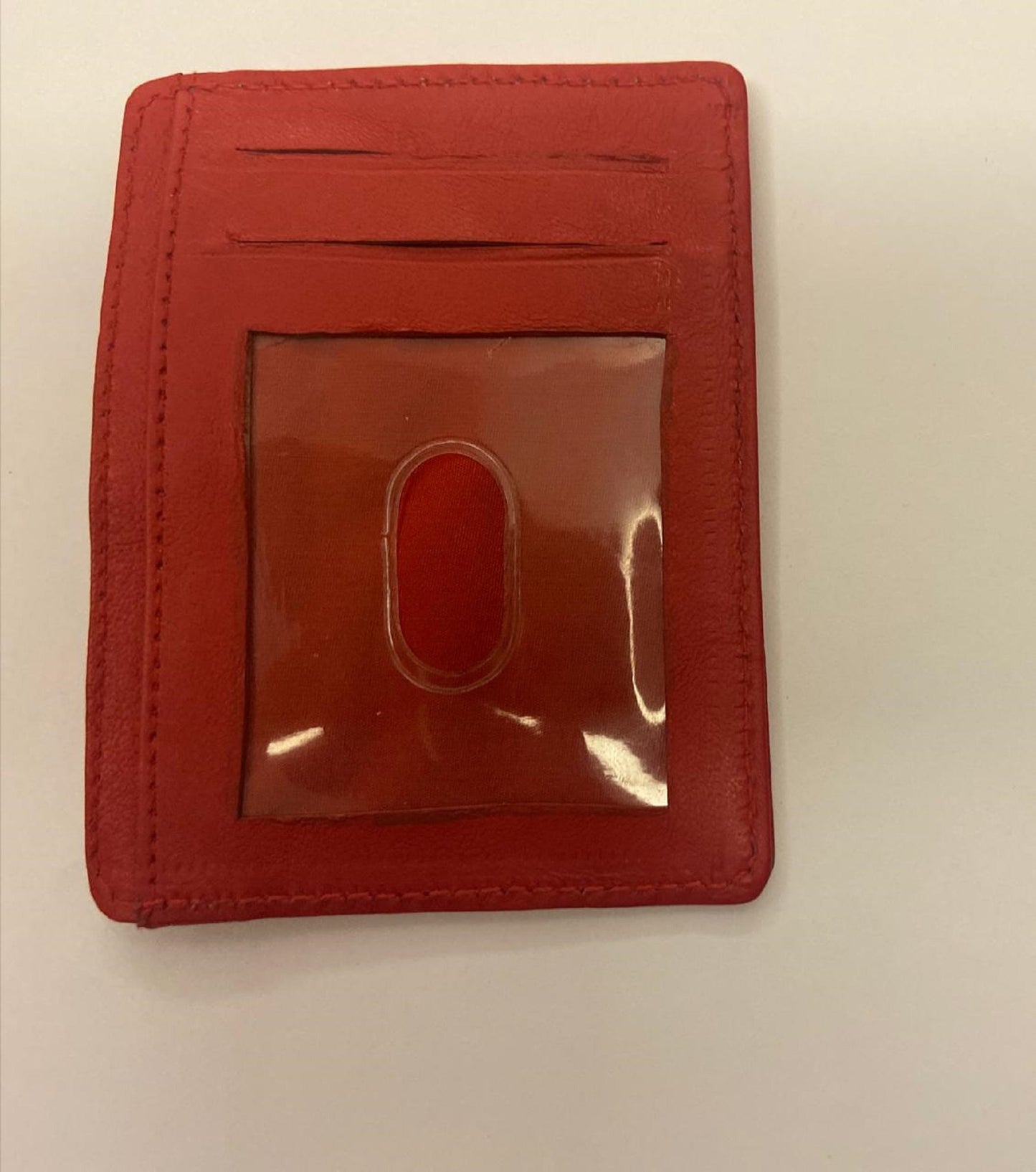 Slim leather wallet