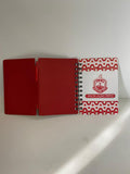 Spiral Banded NotebookSorority Red & White Spiral Banded Notebook