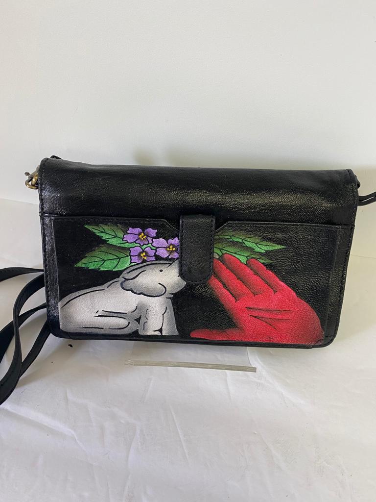 Hand Painted Leather Small 4