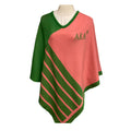KNITTED PONCHO/CAPE - ALPHA KAPPA ALPHA 