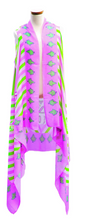 Load image into Gallery viewer, Pink &amp; Green woven Shawl 1
