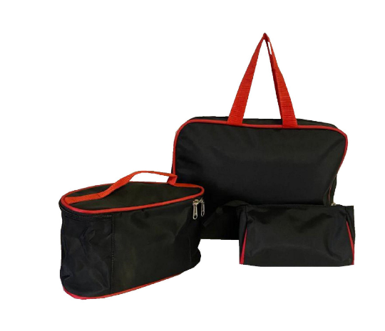 Red & Black Cosmetic Bag 5